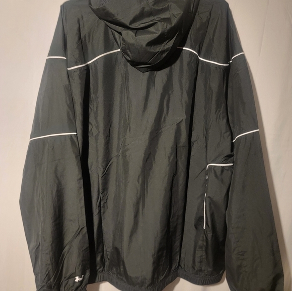 Under Armour Project Rock Brahma Jacket Black White Mens Size XL - Picture 6 of 6